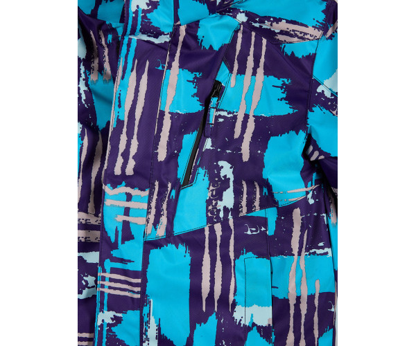 Подростковый для девочки зимний костюм горнолыжный голубого цвета 01773Gl