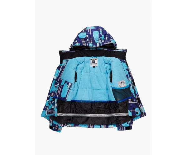 Подростковый для девочки зимний костюм горнолыжный голубого цвета 01773Gl