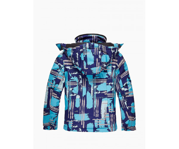 Подростковый для девочки зимний костюм горнолыжный голубого цвета 01773Gl