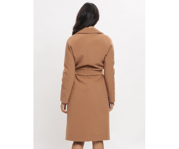 Пальто демисезонное коричневого цвета 41712K