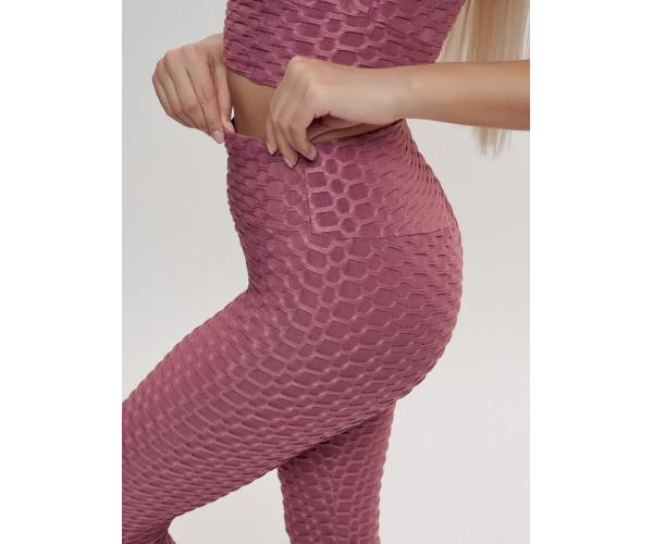 Костюм для фитнеса женский розового цвета 2004R