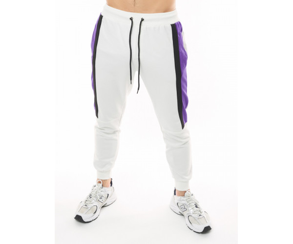 Спортивный костюм трикотажный белого цвета 9157Bl