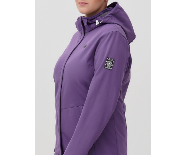 Костюм  bigsize фиолетового цвета 02034-1F