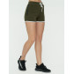 Спортивные шорты женские хаки цвета 3019Kh