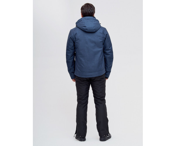 Горнолыжная куртка  темно-синего цвета 2061TS