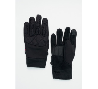 Перчатки спортивные мужские демисезонные черного цвета 611Ch