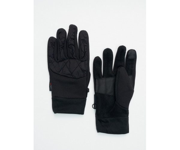 Перчатки спортивные мужские демисезонные черного цвета 611Ch