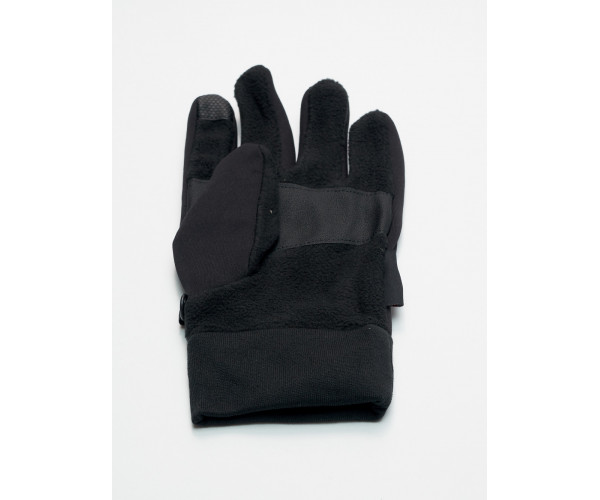 Перчатки спортивные мужские демисезонные черного цвета 611Ch