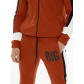 Спортивный костюм трикотажный оранжевого цвета 9156O