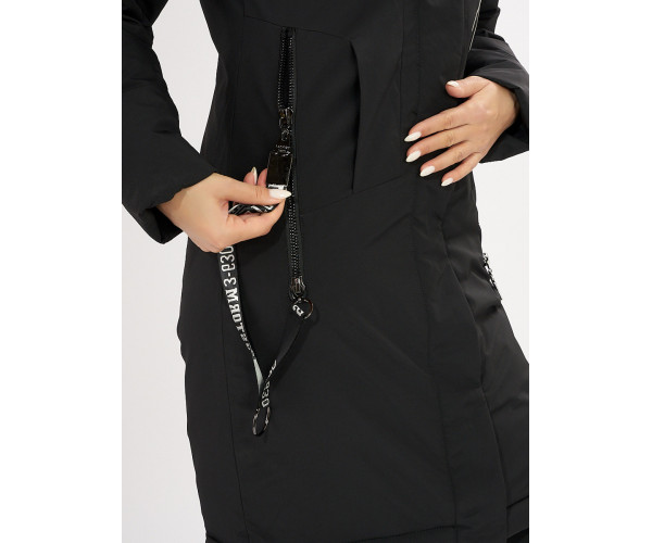 Куртка зимняя черного цвета 72115Ch