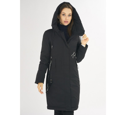 Куртка зимняя черного цвета 72115Ch