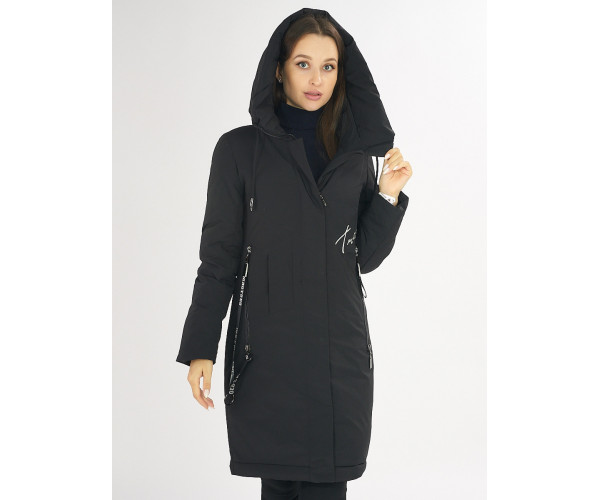 Куртка зимняя черного цвета 72115Ch