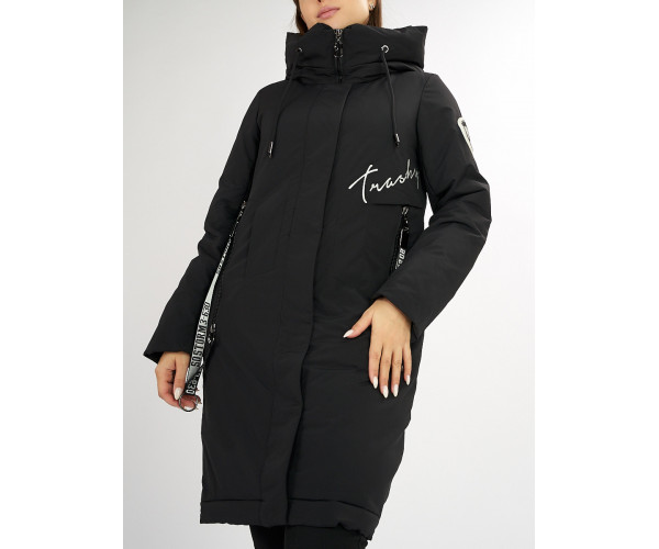 Куртка зимняя черного цвета 72115Ch