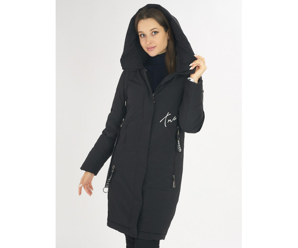 Куртка зимняя черного цвета 72115Ch