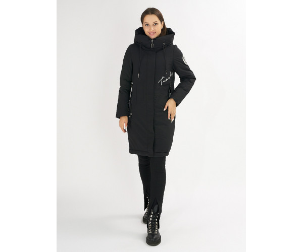 Куртка зимняя черного цвета 72115Ch