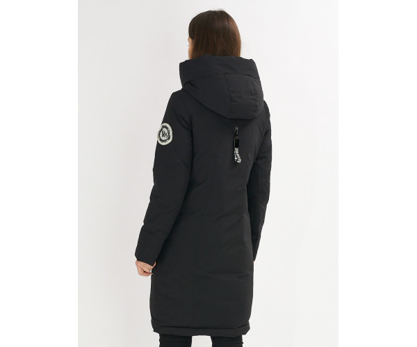 Куртка зимняя черного цвета 72115Ch