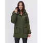 Парка  цвета хаки 2074Kh