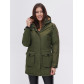 Парка  цвета хаки 2074Kh