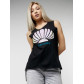 Футболка без рукавов женская черного цвета 8242Ch