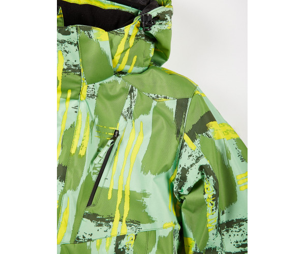 Подростковый для девочки зимний костюм горнолыжный салатового цвета 01774Sl
