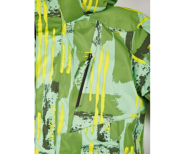 Подростковый для девочки зимний костюм горнолыжный салатового цвета 01774Sl