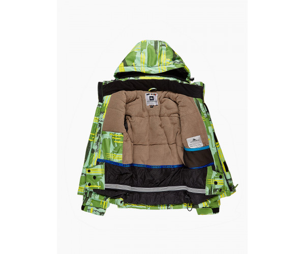 Подростковый для девочки зимний костюм горнолыжный салатового цвета 01774Sl