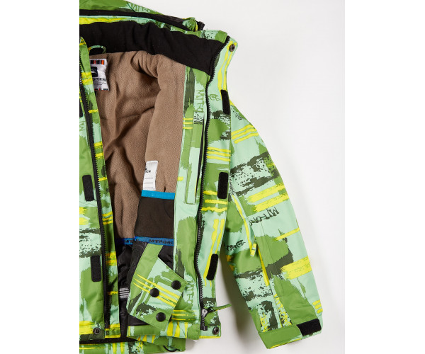Подростковый для девочки зимний костюм горнолыжный салатового цвета 01774Sl