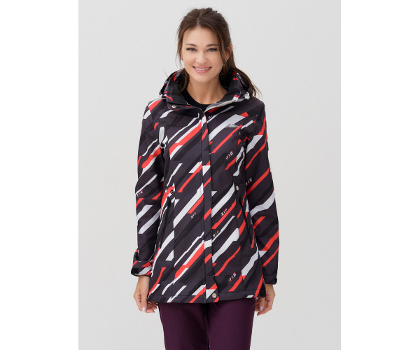 Костюм женский  красного цвета 02037-1Kr