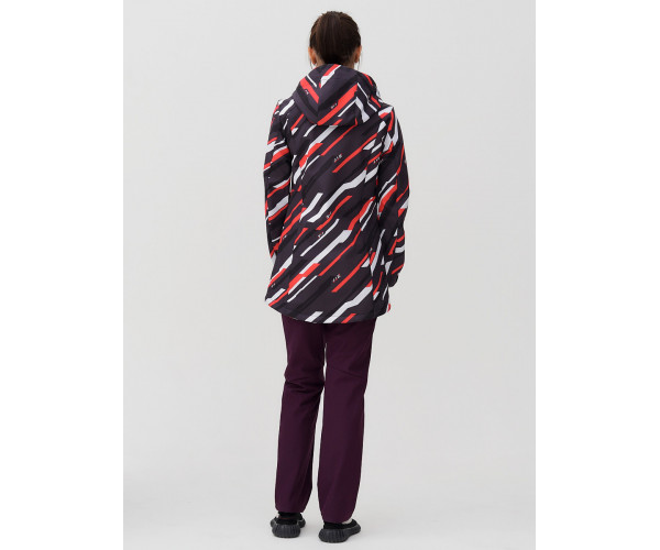 Костюм женский  красного цвета 02037-1Kr