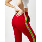 Брюки зауженные женские красного цвета 226620Kr