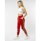 Брюки зауженные женские красного цвета 226620Kr