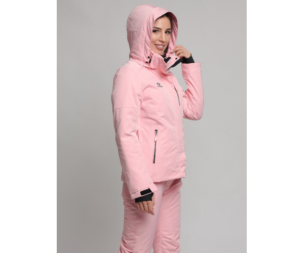 Горнолыжный костюм женский розового цвета 77039R