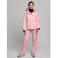 Горнолыжный костюм женский розового цвета 77039R