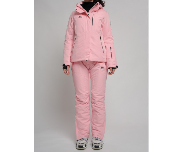 Горнолыжный костюм женский розового цвета 77039R
