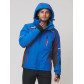 Мужская зимняя горнолыжная куртка  голубого цвета 1971Gl