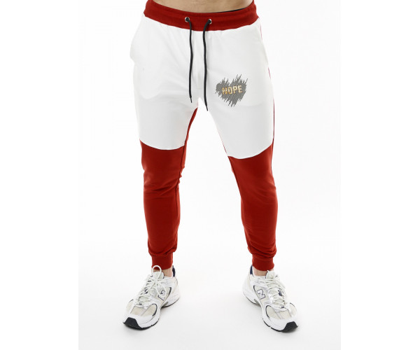 Спортивный костюм трикотажный красного цвета 9150Kr