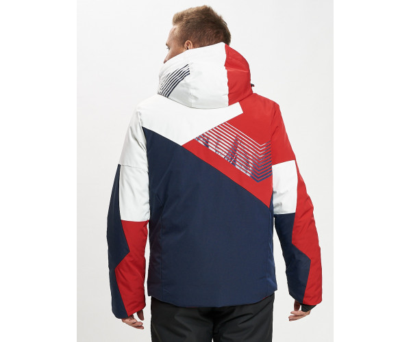 Горнолыжная куртка мужская красного цвета 77019Kr