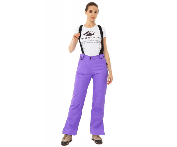 Женский зимний костюм горнолыжный голубого цвета 01807Gl