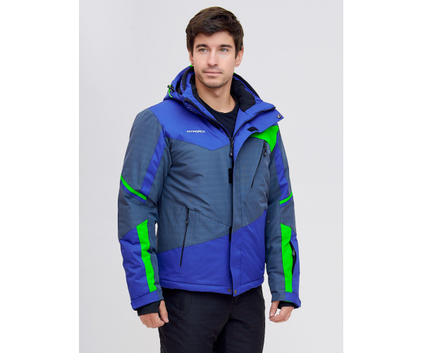 Горнолыжная куртка  голубой цвета 2071Gl