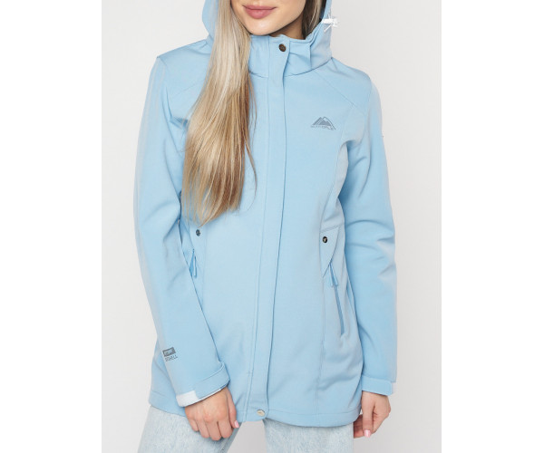 Ветровка женская  голубого цвета 20371Gl