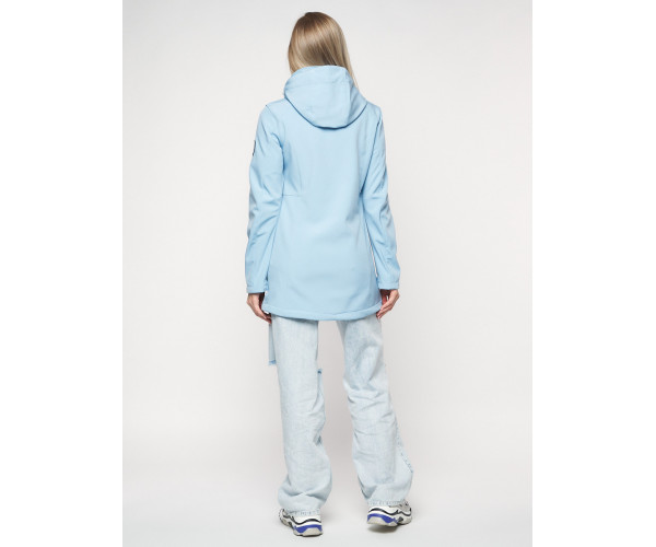 Ветровка женская  голубого цвета 20371Gl