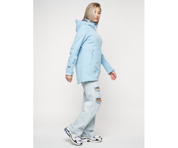 Ветровка женская  голубого цвета 20371Gl