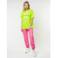 Джоггеры с футболкой салатового цвета 222065Sl