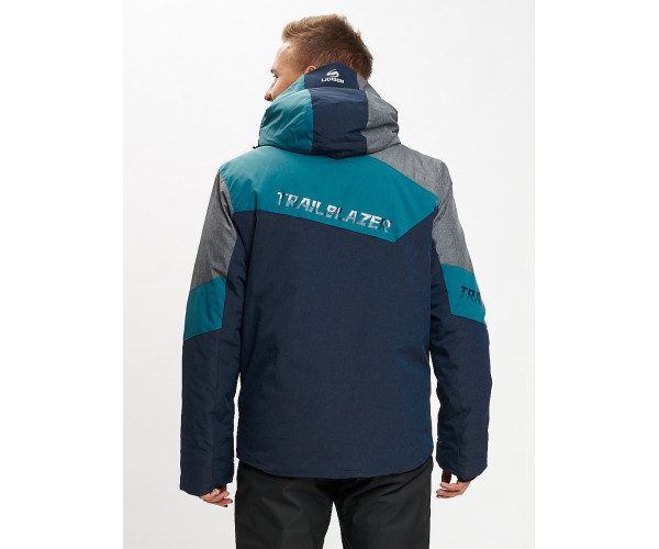 Горнолыжная куртка мужская темно-зеленого цвета 77013TZ