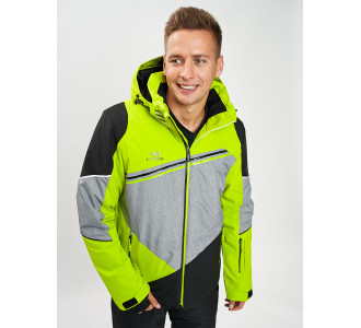 Горнолыжная куртка мужская зеленого цвета 77016Z