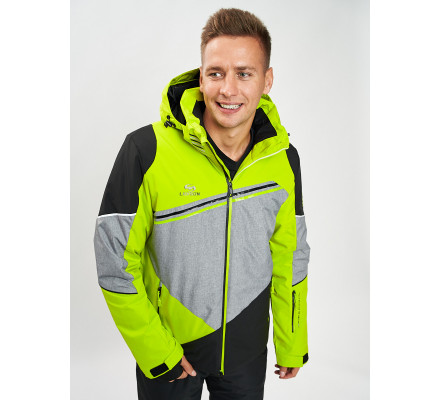 Горнолыжная куртка мужская зеленого цвета 77016Z