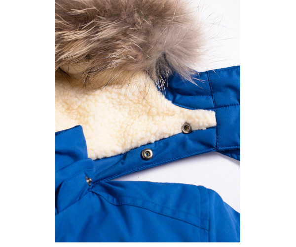 Парка зимняя Valianly для мальчика синего цвета 9037S