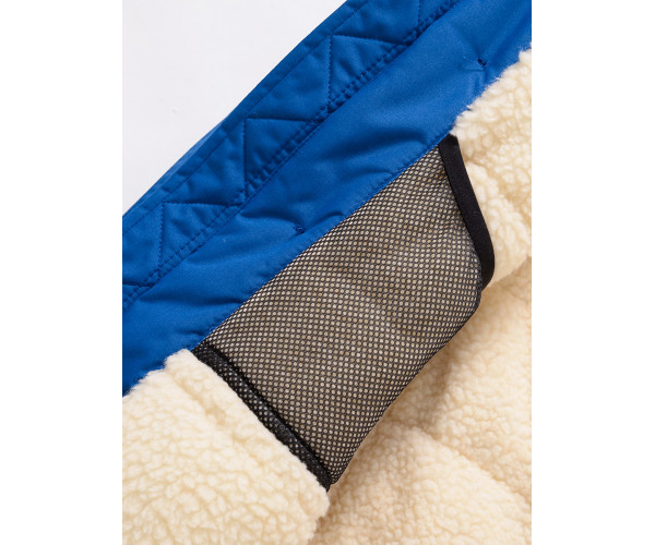 Парка зимняя Valianly для мальчика синего цвета 9037S