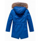 Парка зимняя Valianly для мальчика синего цвета 9037S