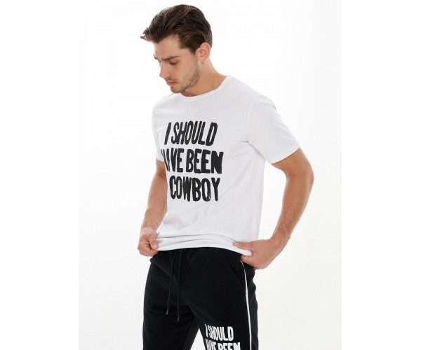 Костюм шорты и футболка черного цвета 223021Ch